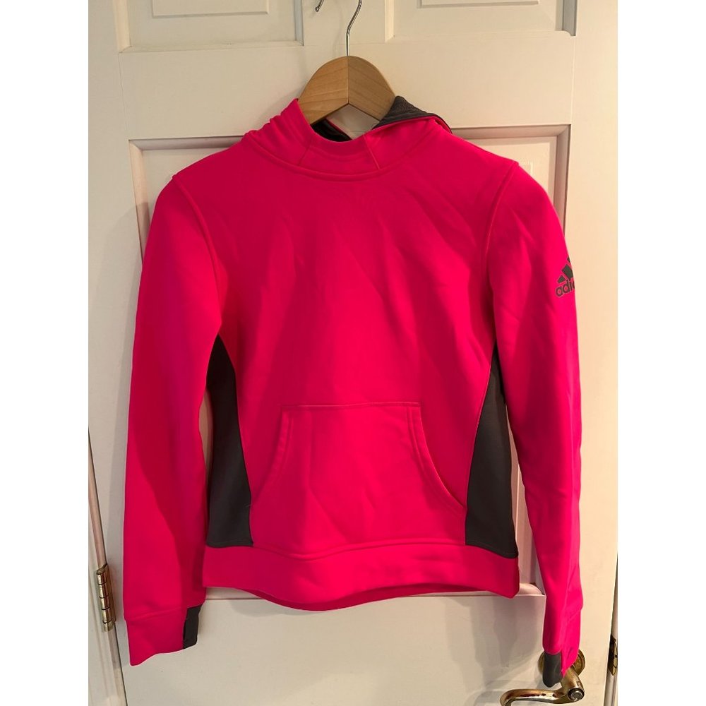 Girls Sz 14 Adidas Climawarm Pullover Hoodie